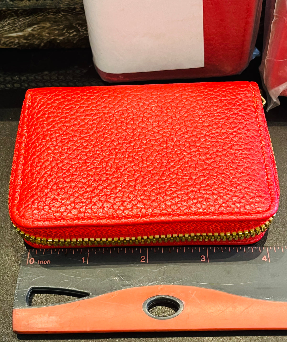 Vegan Leather Small 4” Zip Around Wallets - Muliple Colors New