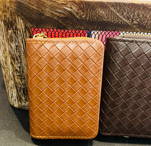 Vegan Leather Small 4” Zip Around Wallets - Muliple Colors New