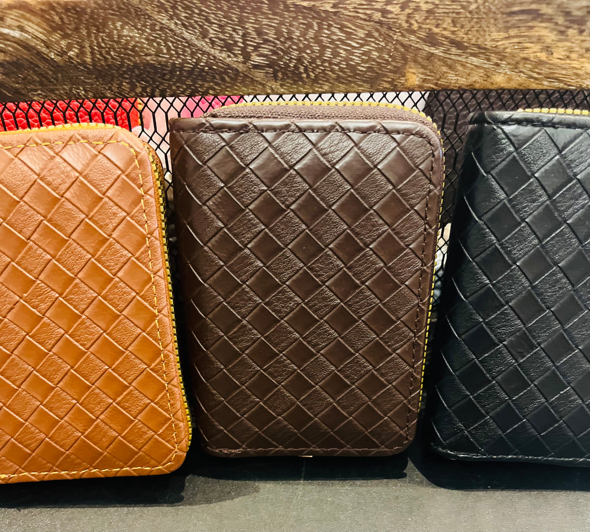 Vegan Leather Small 4” Zip Around Wallets - Muliple Colors New