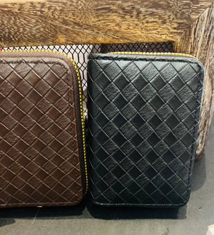 Vegan Leather Small 4” Zip Around Wallets - Muliple Colors New