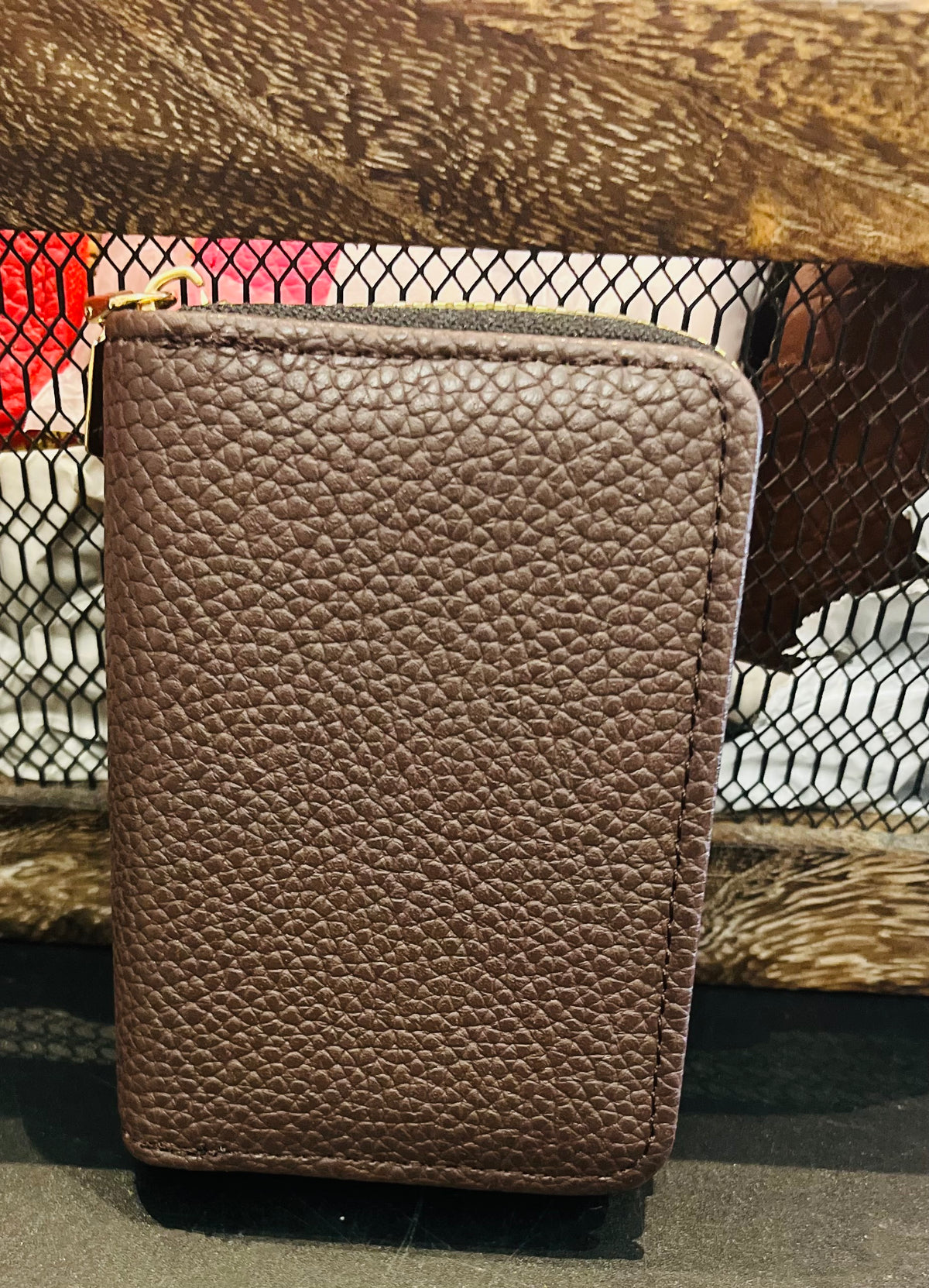 Vegan Leather Small 4” Zip Around Wallets - Muliple Colors New