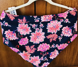 Old Navy High Wasted Bikini Bottom - Vintage Pumps Swim- Size M NWT