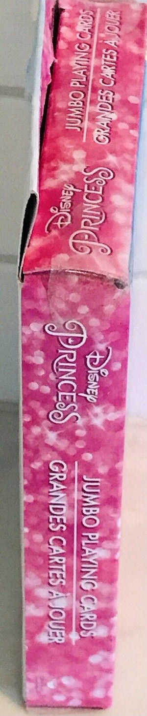 DISNEY PRINCESS JUMBO PLAYING CARDS 3.5" X 5" SET BRAND NEW IN BOX USED