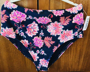 Old Navy High Wasted Bikini Bottom - Vintage Pumps Swim- Size M NWT