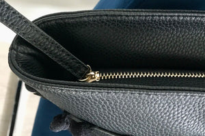 Shiraleah Women’s Black Vegan Leather Pom Pom Style 23" Tote NEW W TAG Stunning!