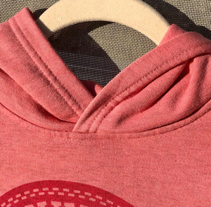 USED Converse Kids Boys Heathered Chuck Patch Pullover Hoodie (Big Kids)L 12-13yrs