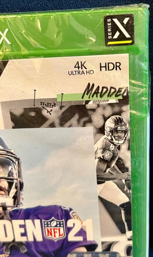 Madden NFL 21 - Microsoft Xbox One XBOX Series X 4K Ultra HD USED