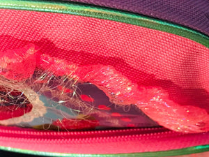 USED Dora The Explorer Pink Ballet Adventures Wheelie Handle Suitcase Book bag Combo