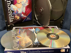Cinderella (Blu-ray/DVD, 2012, 2-Disc Set, Diamond Edition +Tangled Short USED