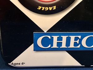 NASCAR Collectors Edition Checkers Game Set in Metal Tin Excellent Cdtn! USED