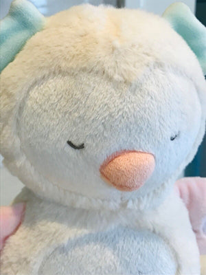 Carter's Glow-Belly Soother Pink Owl Melodies Plush Baby Musical Toy USED