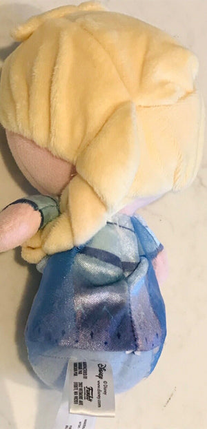 FUNKO ELSA FROZEN 8” Big Blue Eyes Soft Plush Toy Disney - Excellent Condition! USED