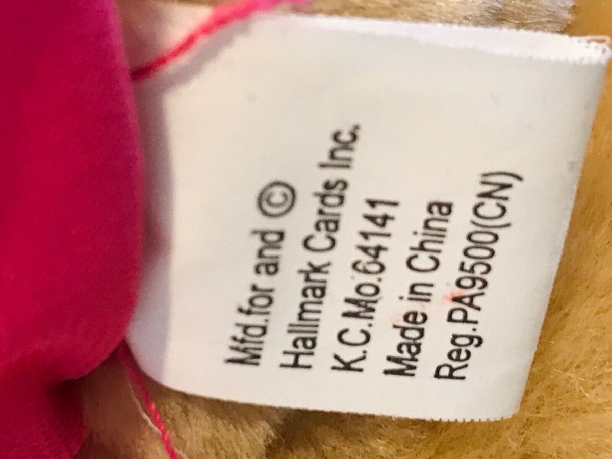 VINTAGE LOT: Two USED Hallmark Love Kiss Kiss Bears +1 Shirt & Mary Meyer Pink Bunny