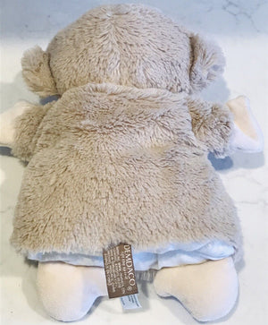 USED Demdaco Nat & Jules Five Little Monkeys Story Book Plush Monkey Hand Puppet 9"