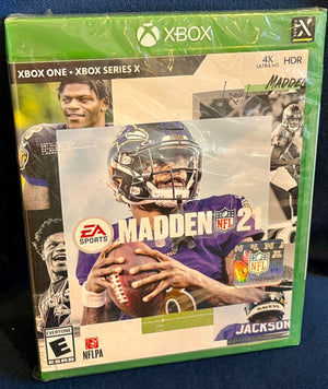 Madden NFL 21 - Microsoft Xbox One XBOX Series X 4K Ultra HD USED