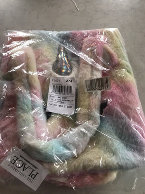 USED Childrens Place Unicorn Faux Fur Tote Bag - Soft Feel, Small For Toddlers/kids!