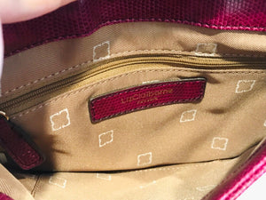 Liz Claiborne Purple Clutch Great Used : Missing Removable Strap USED