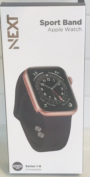 USED Apple Sport Band for Watch Series 1-6 - NAVY, Size Regular (38/40mm) Sealed Bag