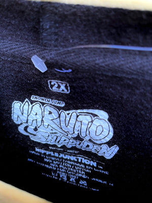 Ripple Junction NARUTO UZUMAKI Shippuden Black Hoodie Anime Sweatshirt Sz2X USED