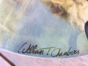 USED KNOWLES USED COLLECTOR'S PLATE "ANNIE AND SANDY" Plate Number: 114530 W Plate Spring