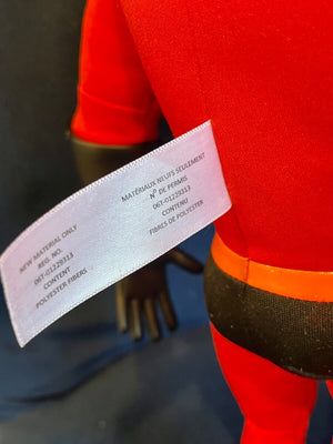 Disney/Pixar Mr. Incredible Plushie Plastic Doll 14" Toy Incredibles Movie USED