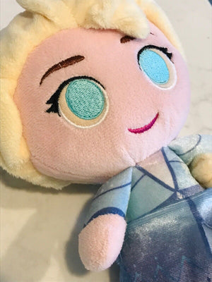 FUNKO ELSA FROZEN 8” Big Blue Eyes Soft Plush Toy Disney - Excellent Condition! USED