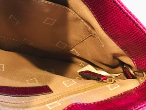 Liz Claiborne Purple Clutch Great Used : Missing Removable Strap USED