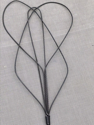 Antique Primitive Twisted Iron Rug /Carpet Beater 29” With Wooden Handle USED