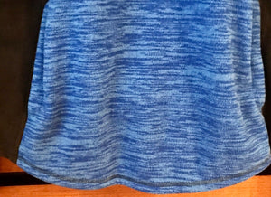 St. John's Women’s Activewear Blue & Black Long Sleeve 1/4  Zip Up Sz Small USED