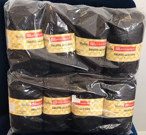 Spinnerin LOT:8  Skeins Yarn Sweater 100% Orlon Acrylic 2ozColor3013 Dark Brown
