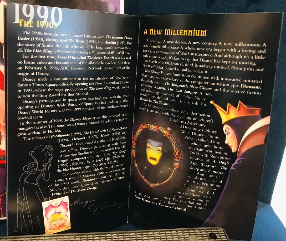 Snow White and the Seven Dwarfs (VHS, 2001, Platinum) Used w Booklet!