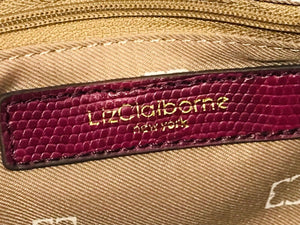Liz Claiborne Purple Clutch Great Used : Missing Removable Strap USED