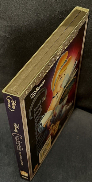 Cinderella (Blu-ray/DVD, 2012, 2-Disc Set, Diamond Edition +Tangled Short USED