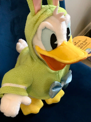 USED Donald Duck -Don't Pull My Ears’ Disney Hallmark -SOUNDS NO DANCE w Tags(Defect) USED