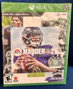 Madden NFL 21 - Microsoft Xbox One XBOX Series X 4K Ultra HD USED