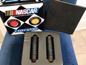 NASCAR Collectors Edition Checkers Game Set in Metal Tin Excellent Cdtn! USED