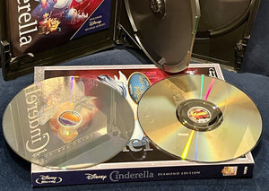 Cinderella (Blu-ray/DVD, 2012, 2-Disc Set, Diamond Edition +Tangled Short USED