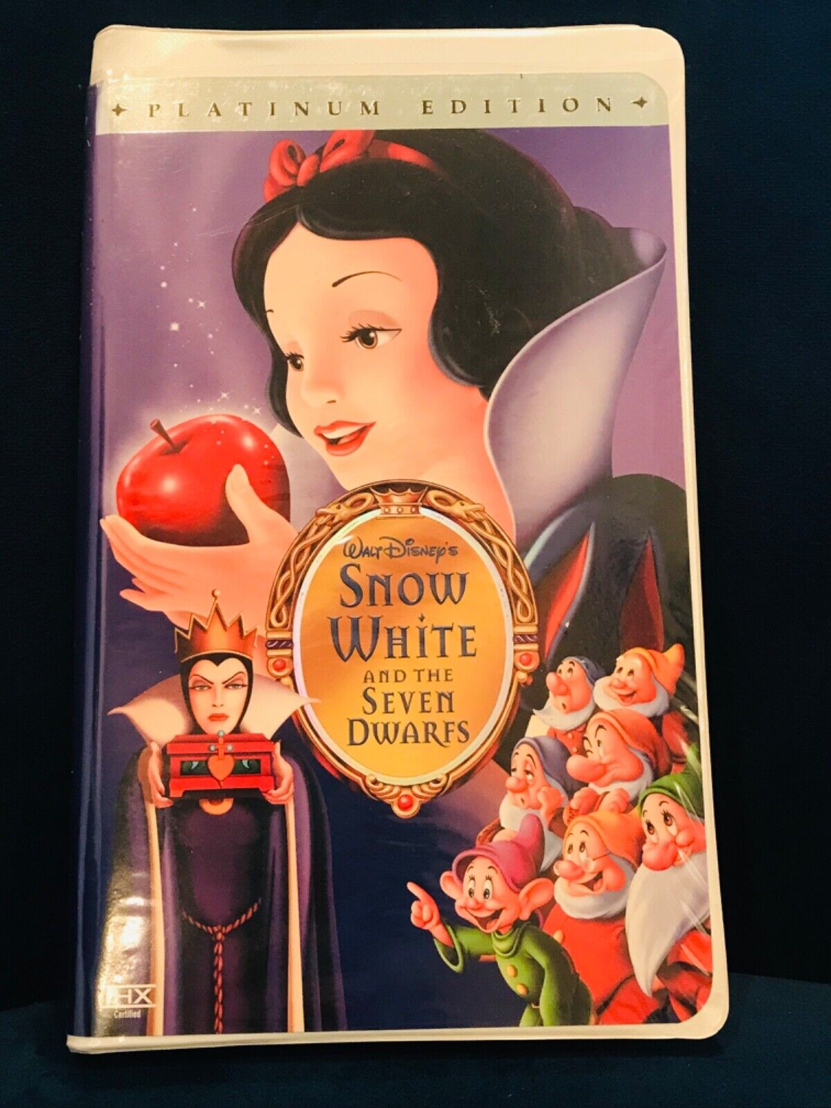 Snow White and the Seven Dwarfs (VHS, 2001, Platinum) Used w Booklet!