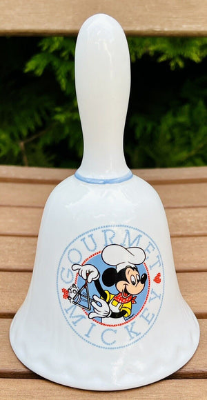 Disney “Gourmet Mickey” Mickey Mouse 6” Porcelain Bell Great Condition! Used