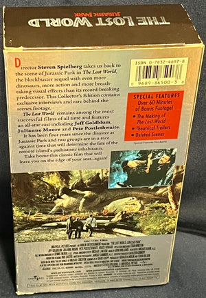 The Lost World: Jurassic Park (VHS, 2000, Collectors Edition) - USED