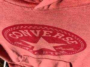 USED Converse Kids Boys Heathered Chuck Patch Pullover Hoodie (Big Kids)L 12-13yrs