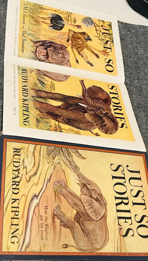 1912 JUST SO STORIES RUDYARD KIPLING: HOW THE ELEPHANT GOT HIS TRUNK Used