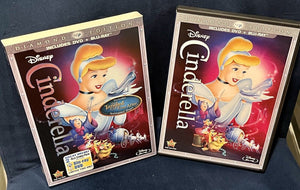 Cinderella (Blu-ray/DVD, 2012, 2-Disc Set, Diamond Edition +Tangled Short USED