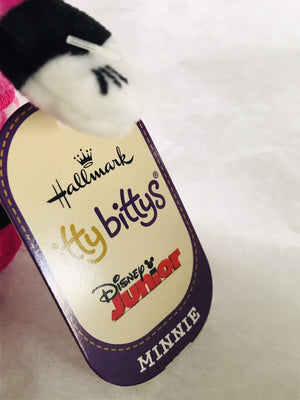 Disney Hallmark Itty Bittys Minnie New With Tags! - Soft! Cuddly! Fun! USED