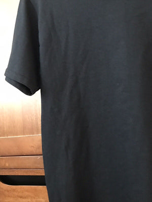 USED Gold Foil Black Mens S Tupac Poetic Justice Graphic Short Sleeve T-Shirt