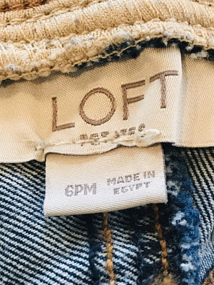 LOFT Maternity Jeans Straight Leg 6PM USED