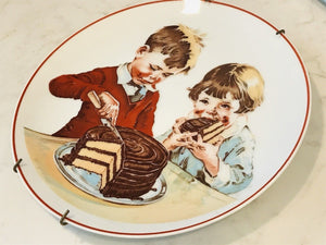 USED Cover Of Hershey's 1934 Chocolate Cookbook Plate 1980 Hershey W Plate Hanger