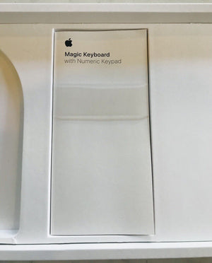 Magic Keyboard iPad Pro BOX & MANUAL ONLY & Plastic Covering- Parts - USED