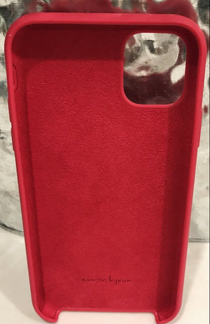 Nanette Lepore Red Silicone Case For iPhone 11 New But No Box/Packaging USED