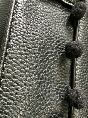Shiraleah Women’s Black Vegan Leather Pom Pom Style 23" Tote NEW W TAG Stunning!